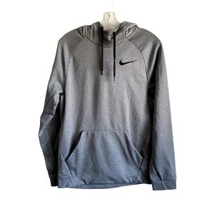 Nike Mens Gray Therma Fit Pullover Hoodie Size S